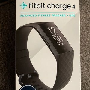 New Fitbit Charge 4 fitness watch tracker black